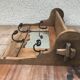 Entrance Wall Coat Door - 4 Forged Iron Patères - Mirror - Vintage Shelf