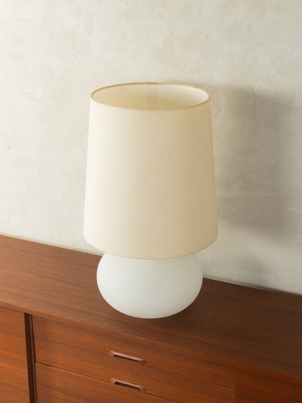 1970s table lamp, Heinz Josef Ohm, Glashütte Limburg, vintage