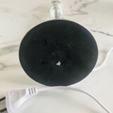 Translucent candle holder lamp base