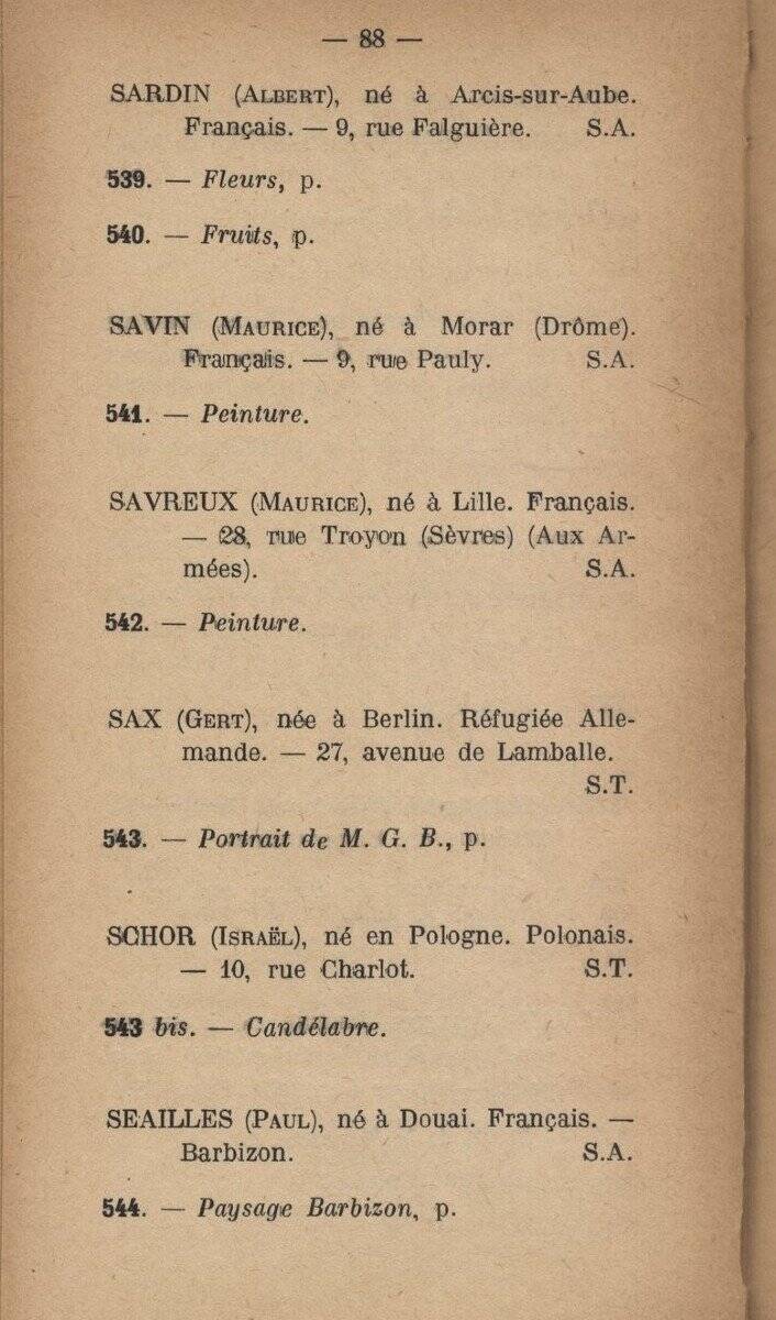 Maurice Savin, Nude Reclining (1940)