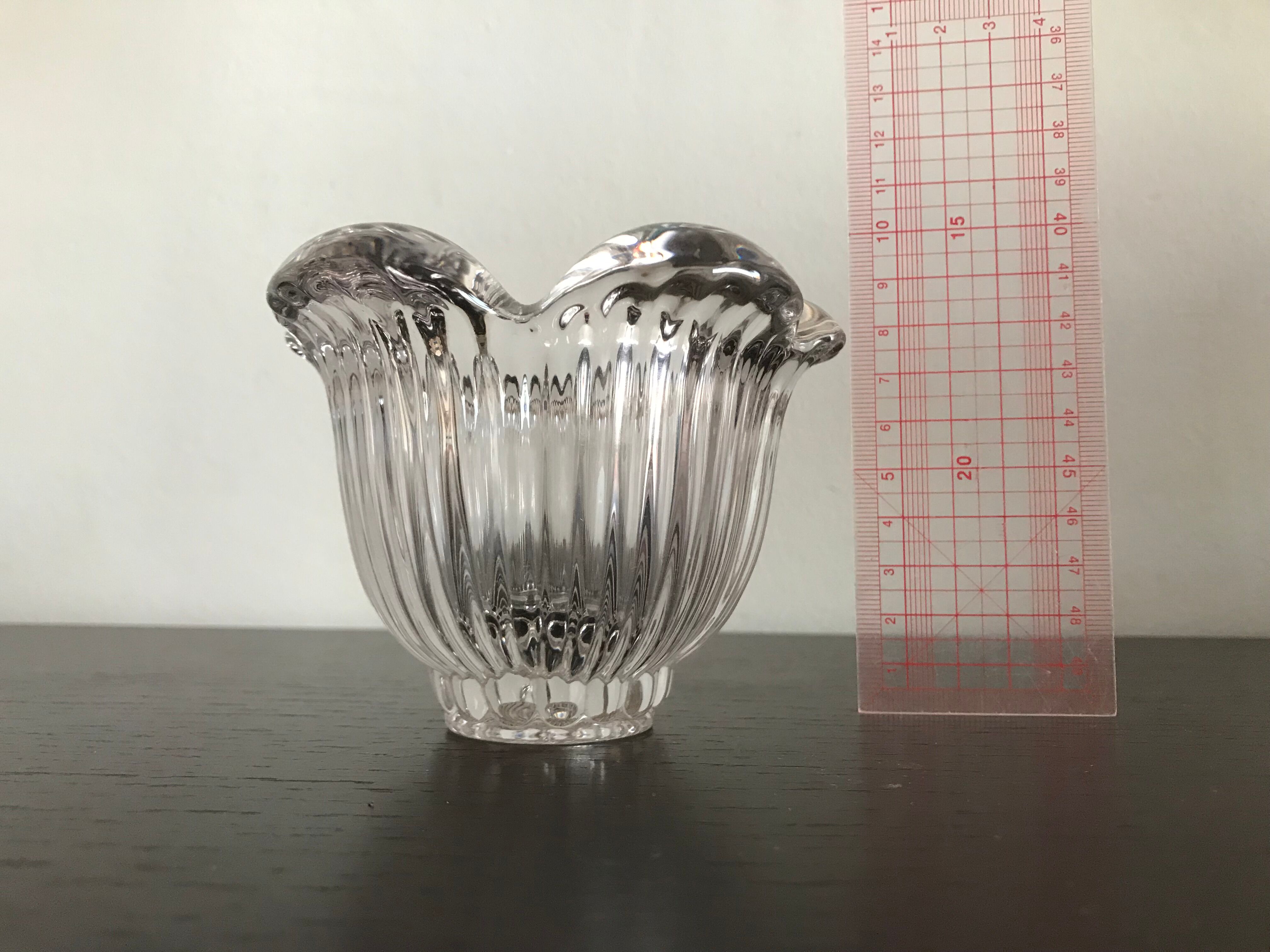 Bougeoir en cristal Pierre d'Avesn