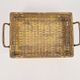 Vintage France Regency Style Woven Brass Bread Basket, 1960s