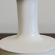 Franco Bucci Italian white ceramic bottle vase, 1970s