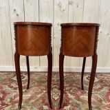 Pair of Louis XV style bedside tables - Transition