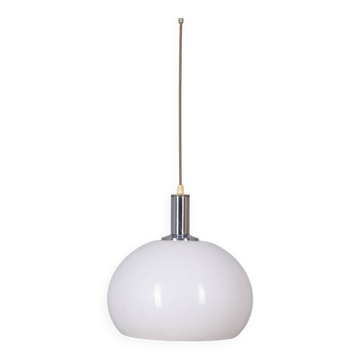 Suspension en plastique blanc, Italie années 1970