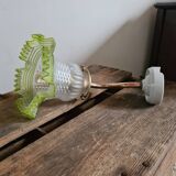 Green tulip wall light