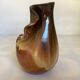 Pleated shirt collar ceramic vase