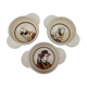Set of 3 Quimper bowls