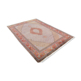 Tapis d'orient Iran Tabriz Mahi laine et soie : 3.60 x 2.50 Mètres