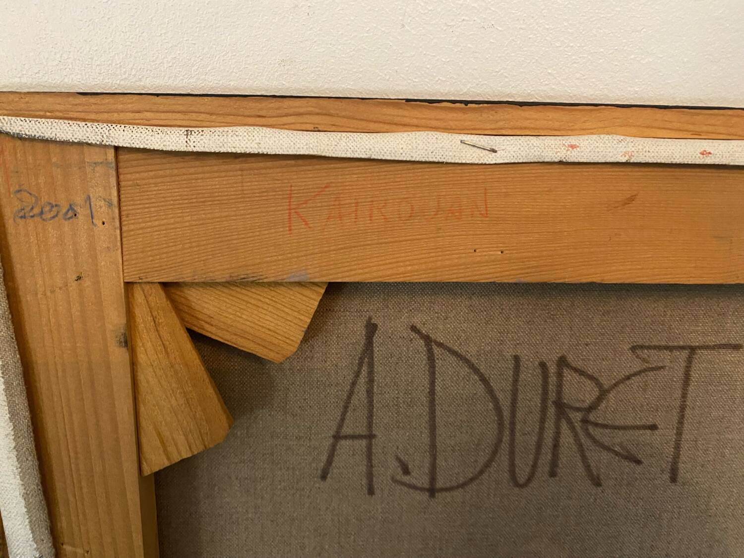 Landscape of Kairouan signed Duret