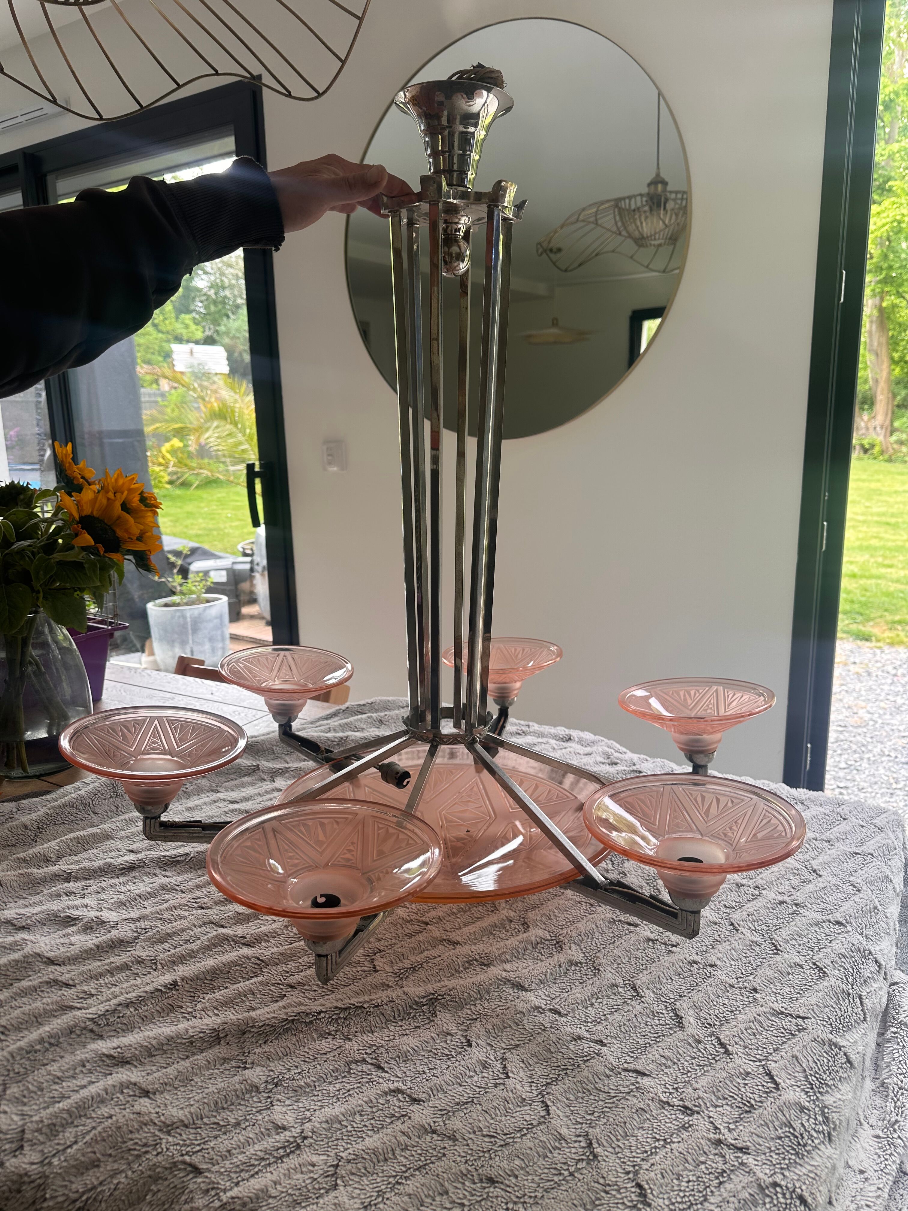 Antique Art Deco Chandelier – Maison Maynadier