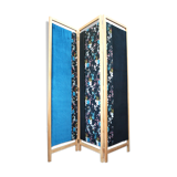 Large screen with three wooden panels