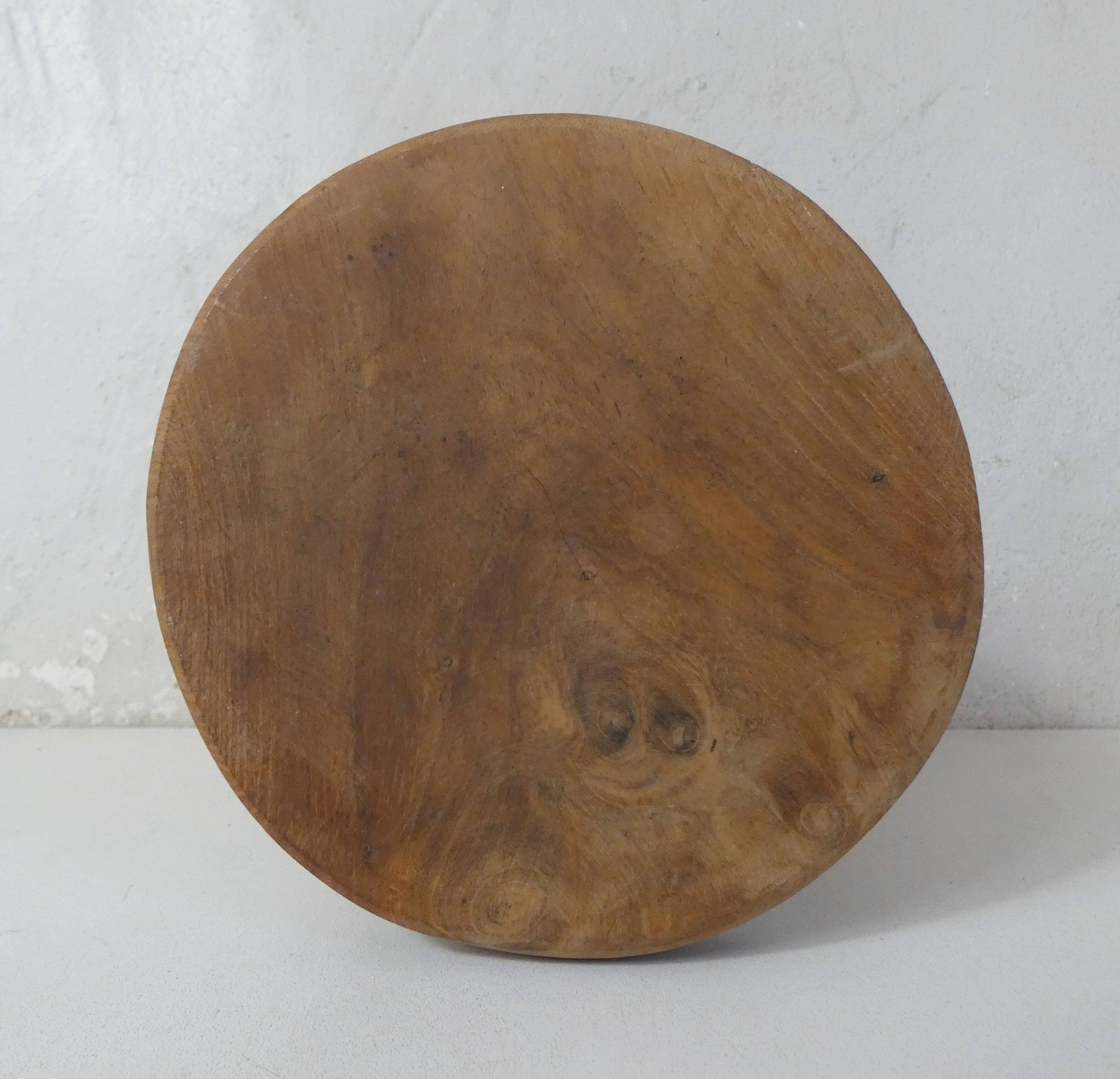solid wood stool