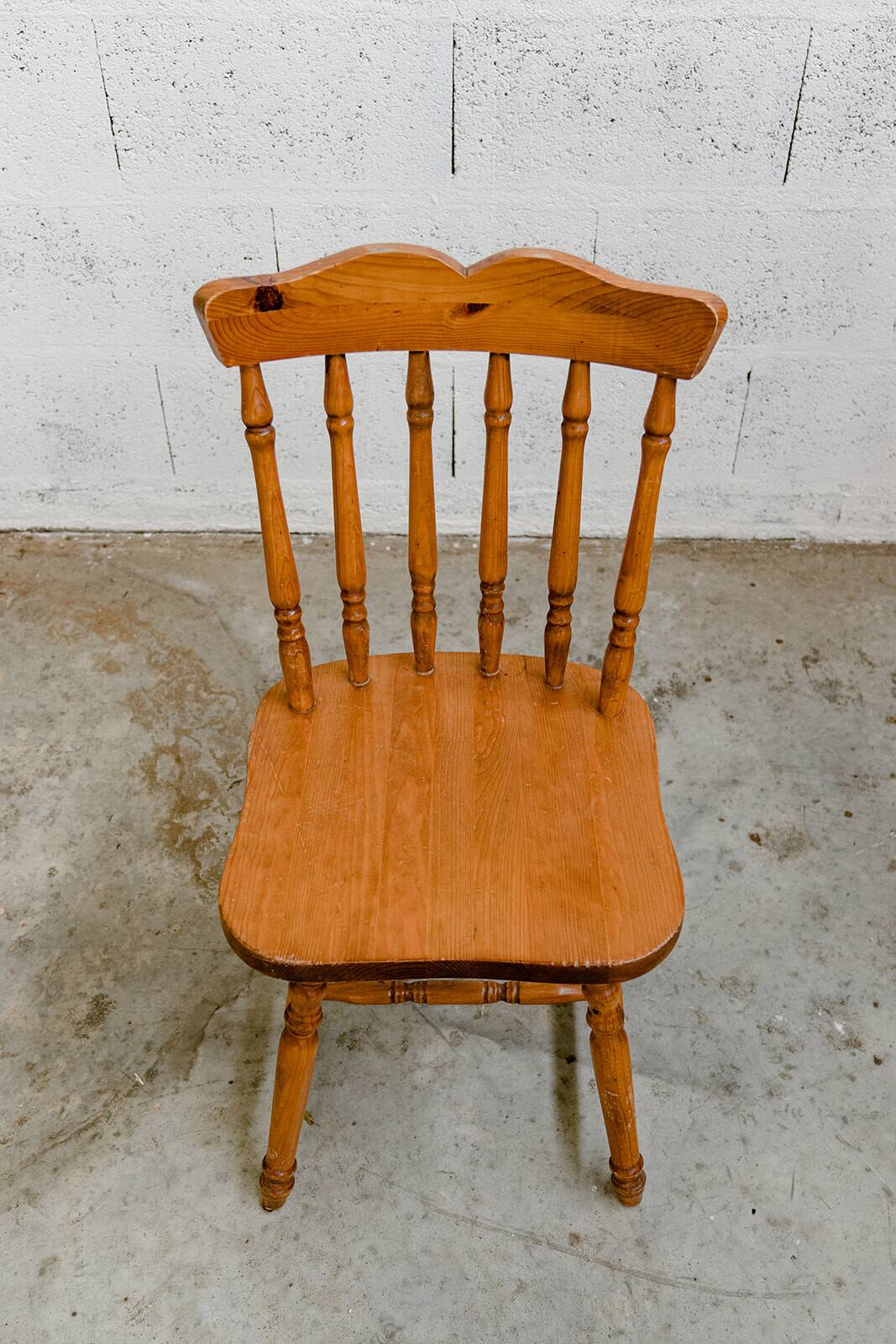Wooden chair