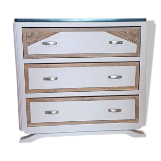 Revamped Art Deco chest of drawers