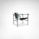 LC1 ponyskin armchair by Le Corbusier et al for Cassina 1980s