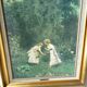 Painting "young girls in a garden"
