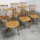 Ensemble de 6 chaises Baumann modèle Menuet