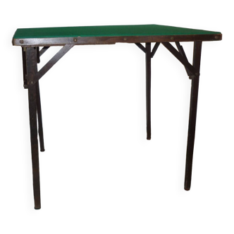 Vintage folding games table
