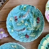 Set of 12 antique slip plates