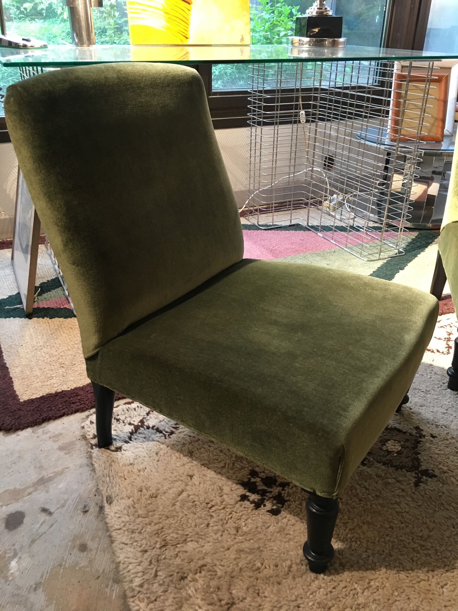 Pair of Napoleon lll armchairs