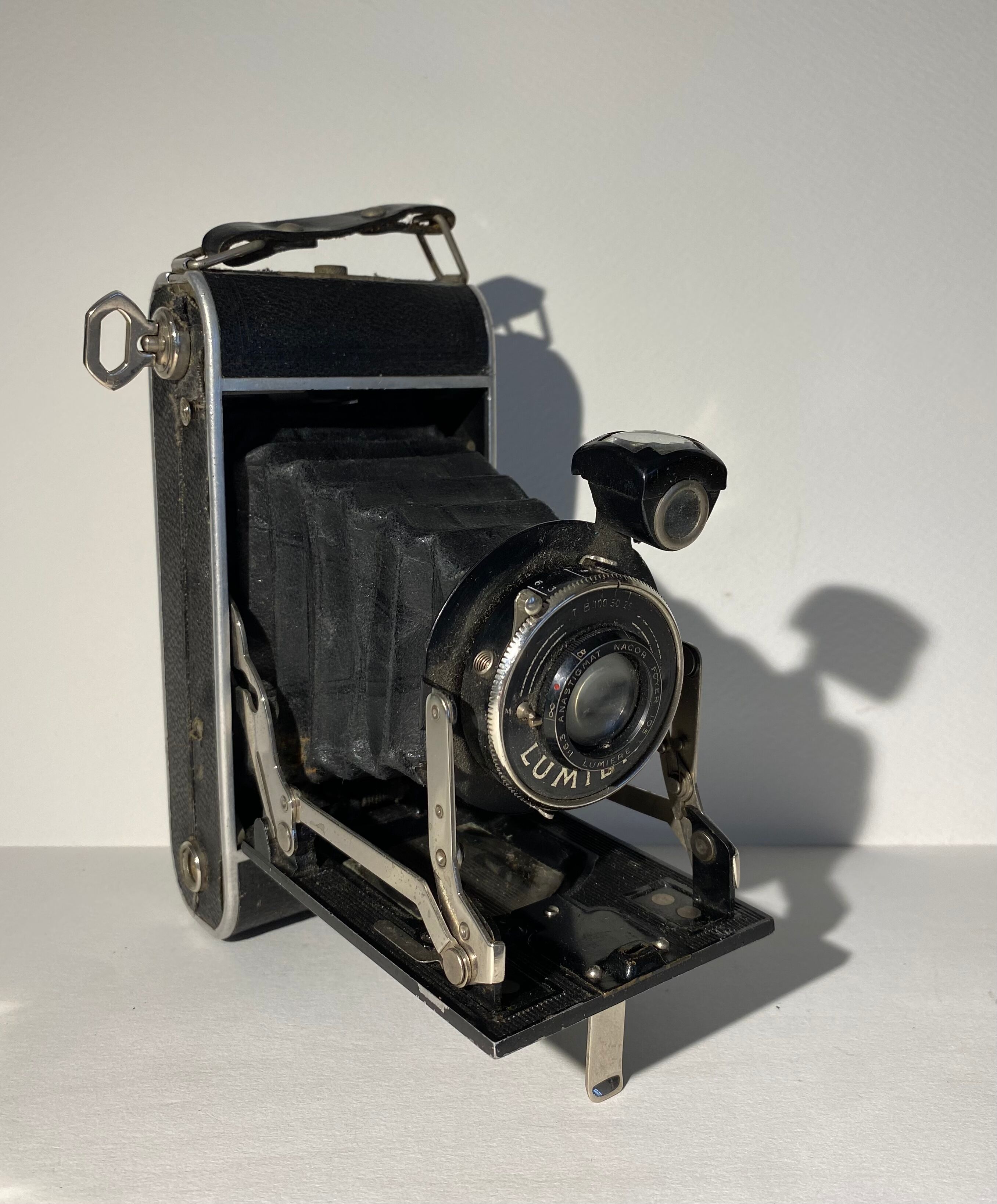 Light XX century brand bellows camera