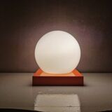 Vintage orange table lamp 1980