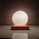 Vintage orange table lamp 1980