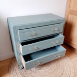 Commode vintage pieds compas