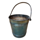 Old christofle ice bucket silver metal cooler + handle france #b210