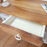 Renovated limed oak coffee table
