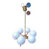 Lustre space -age laiton et opaline