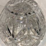 Bonbonnière en cristal ciselé