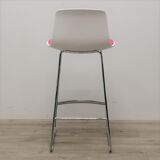 High stool enea lottus pink white