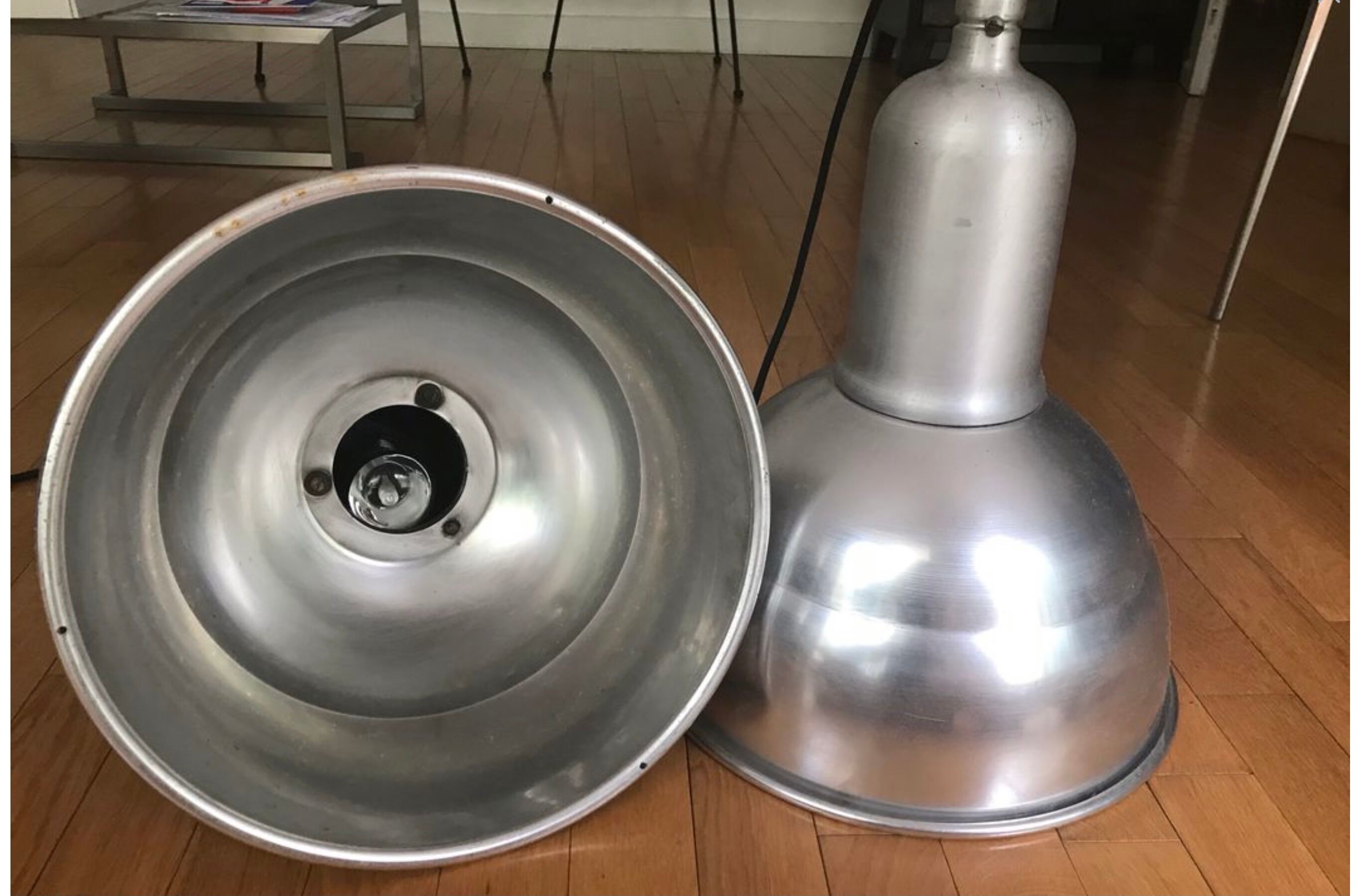 Pair of industrial suspensions