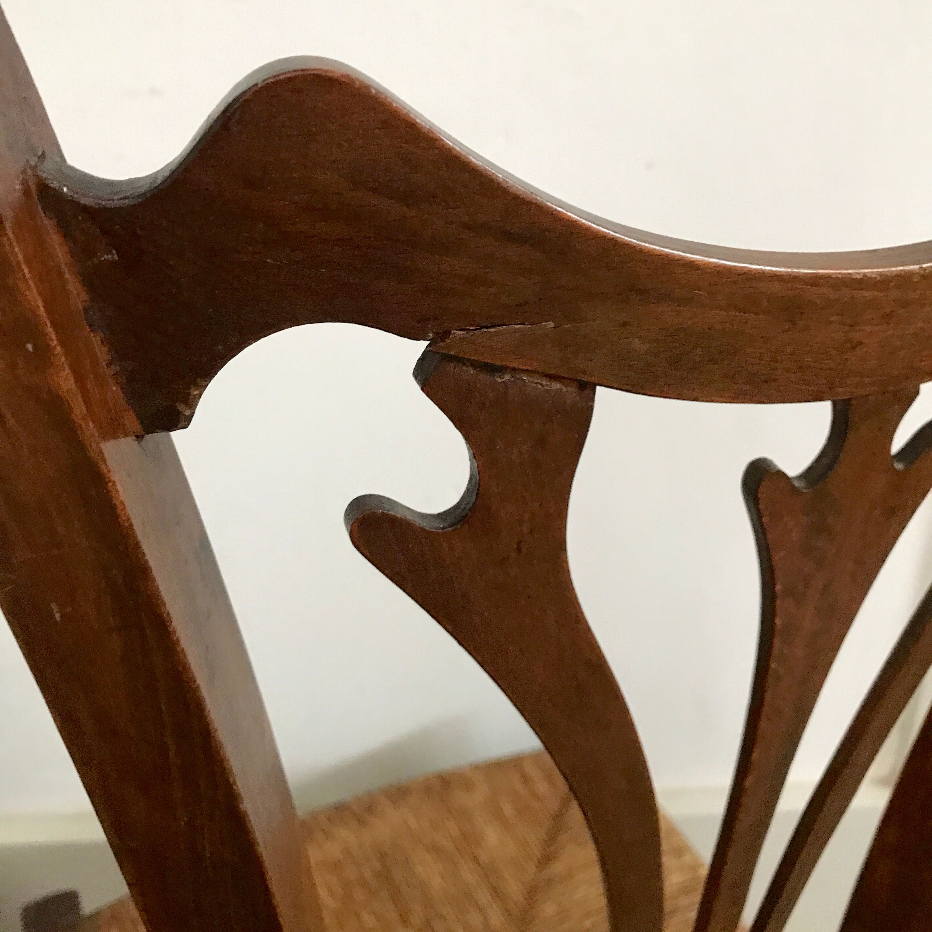 Chaise prie-dieu ancienne