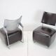 Leather Armchairs "Oskar" by Harri Korho for Inno, 1990s