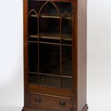 Original English mahogany display cabinet