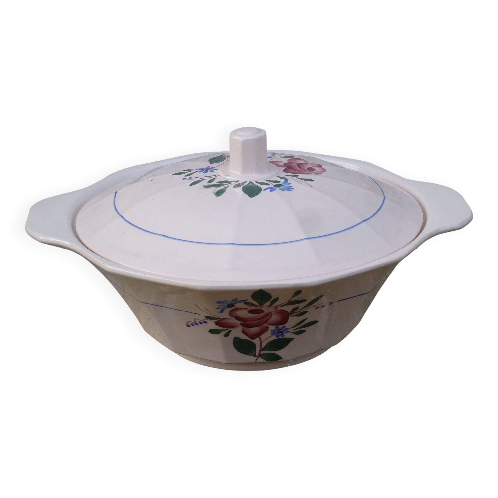 Old Digoin ceramic soup tureen