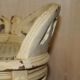 Antique French bergère window bench shabby chic