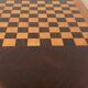 Large Vintage Wooden Checkers Game Board