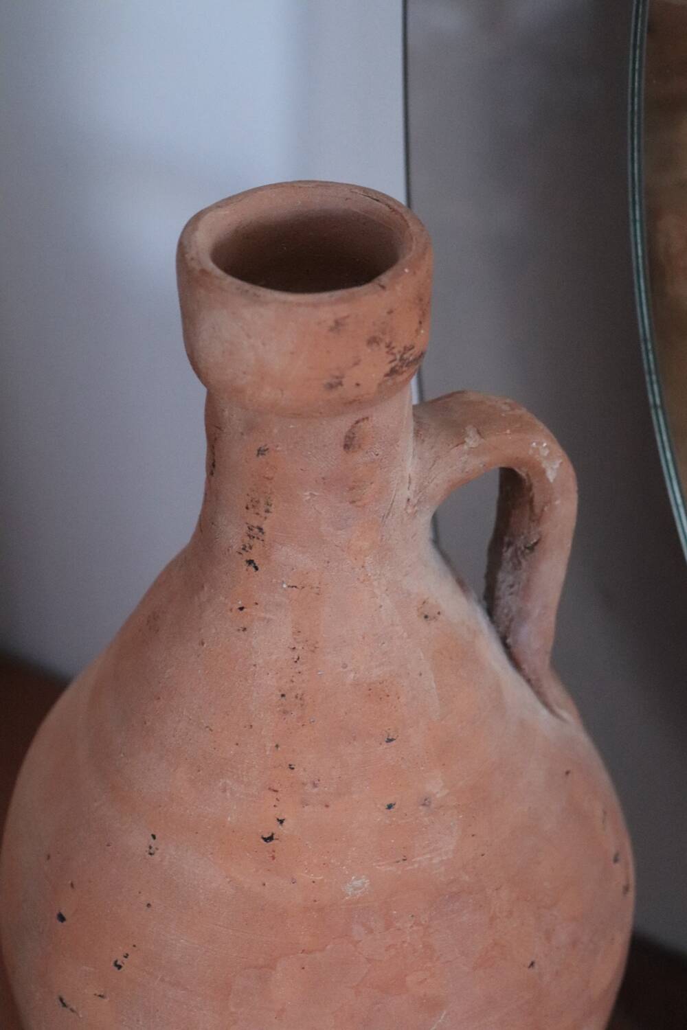 Ancient terracotta cradle