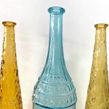 Empoli (Italy) carafe in blue glass from the 60s