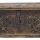 Antique 18th Century Spanish Folk Art Carved Chest