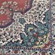 Kasan burgundy red combed wool oriental rug 200x300cm