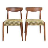 Dining chair set of 2 fiore green