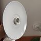 Pair of wall lights in green enameled sheet metal