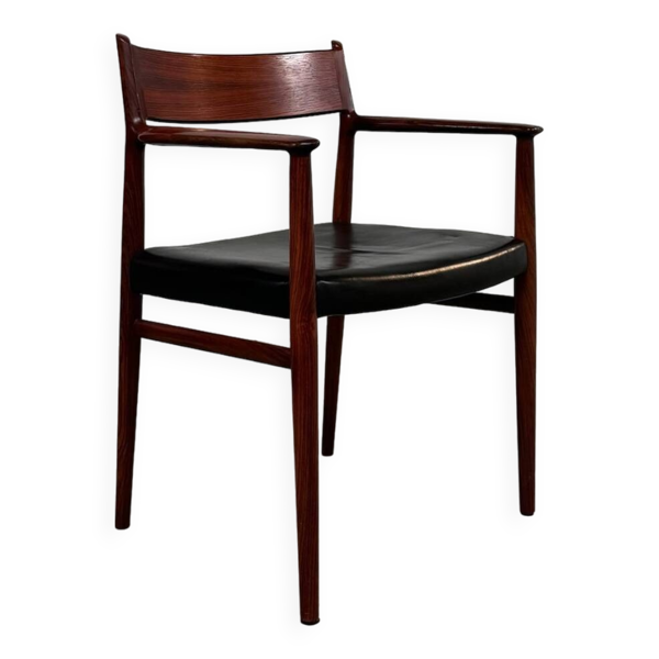 Fauteuil Arne Vodder Palissandre Années 60