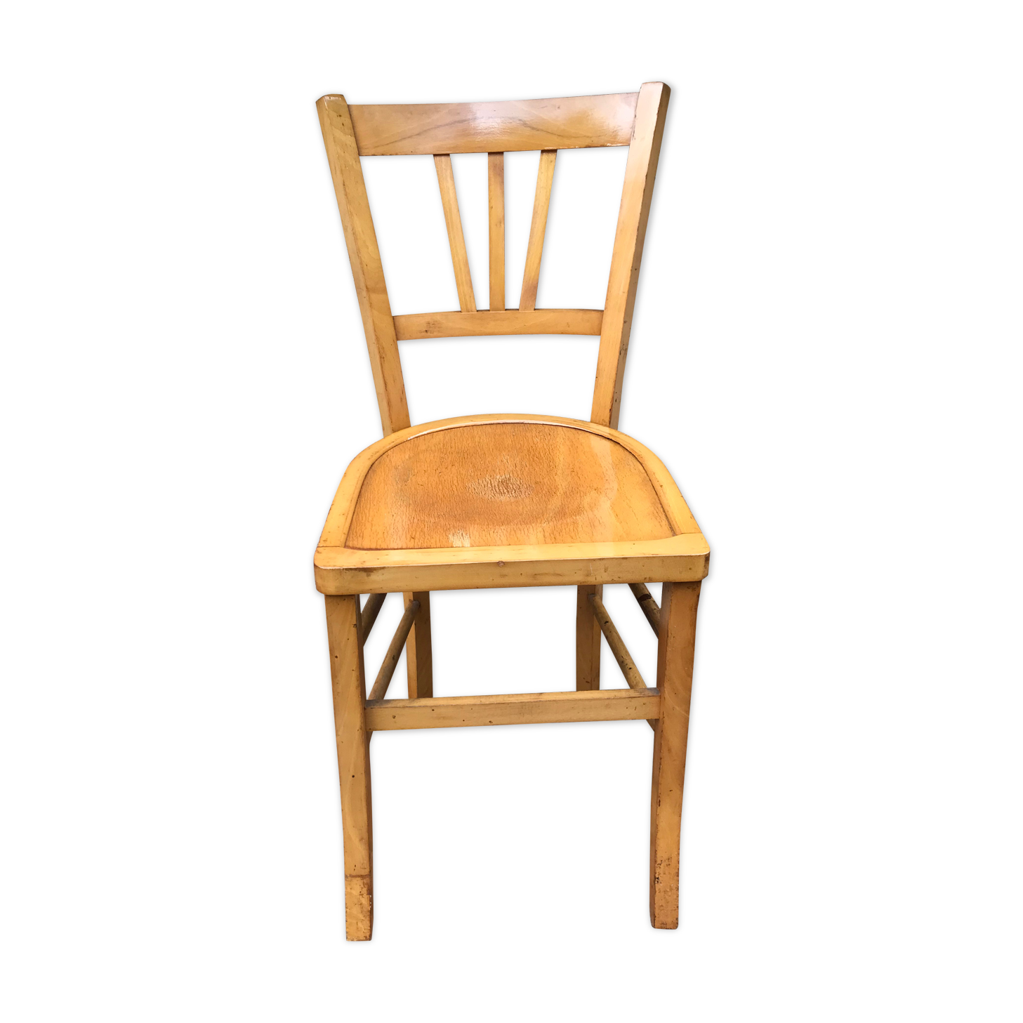 Old bistrot wood chair 70s