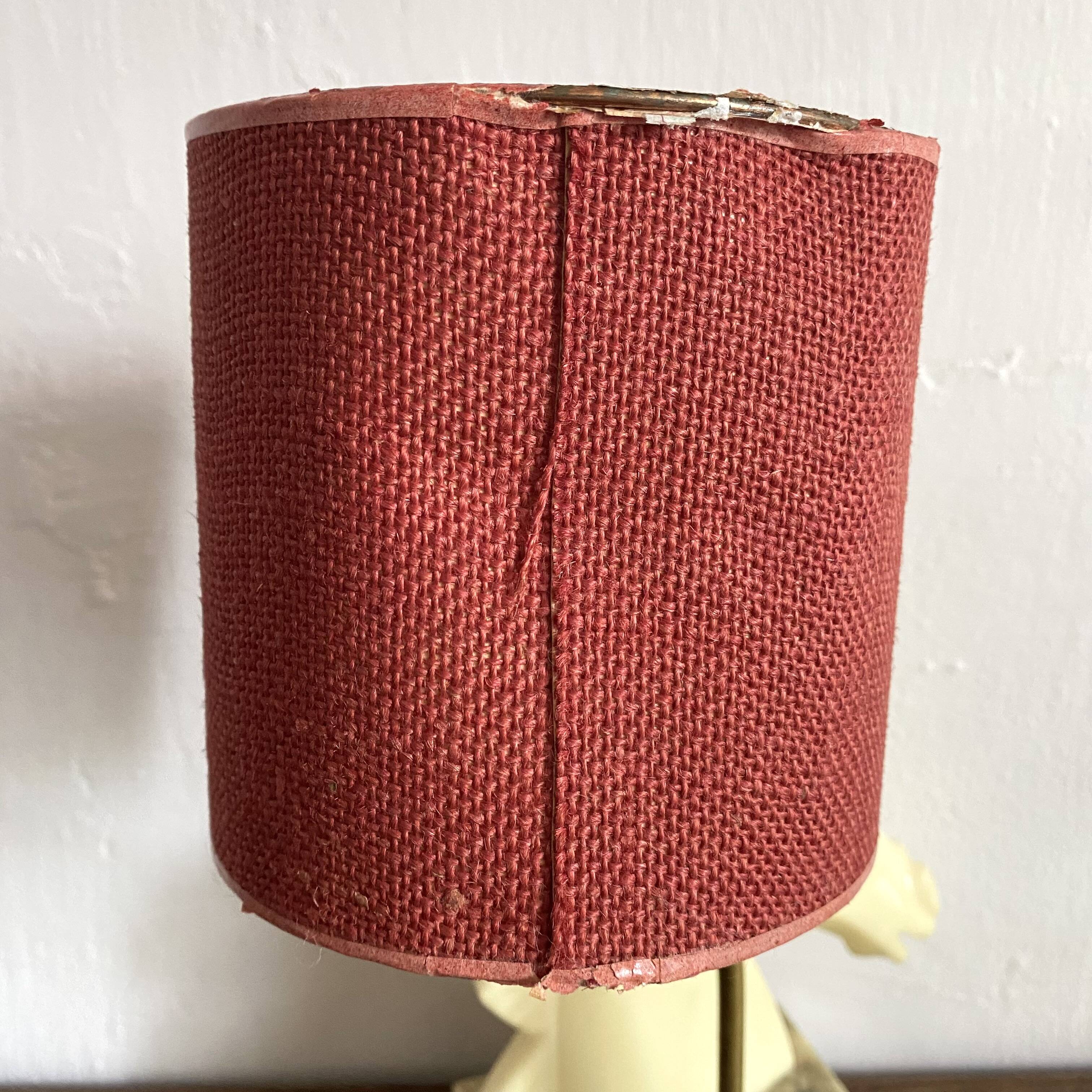 Alabaster horse head lamp, Italy